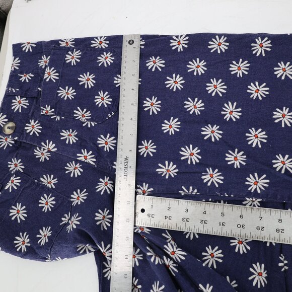 anthropologie pants Women's 25 Maeve The Colette Floral Crop Wide Leg Cotton - Picture 6 of 12